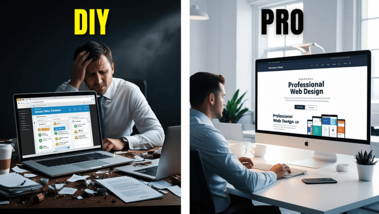 DIY Website vs Pro Designer: The REAL Costs Nobody Talks About